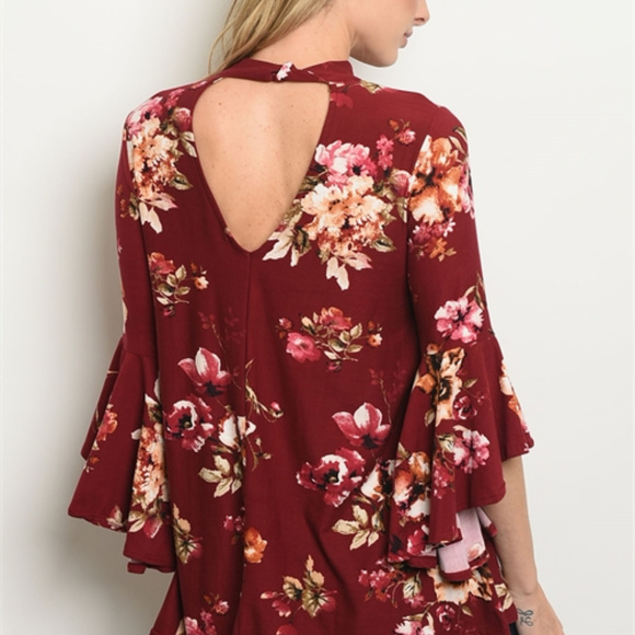 3/4 Bell Sleeve Top @LAST TWO - Picture 3 of 3